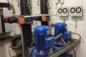  Die Pumpen im Keller laufen im Hochsommer auf Vollleistung. 