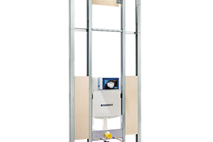  Ausschubmodule sind prädestiniert für die Erstellung von raumhohen Installationsvorwänden im Objektgeschäft. 