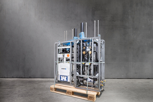  Versandfertig gepackt, werden die industriell vorgefertigten Tragsysteme auf die Baustelle geliefert. 