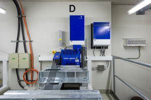  Das neue System des getriebelosen „ZAtop“-Antrieb mit „ZAdyn“-Umrichter und Netzrückspeiseeinheit „ZArec“. 