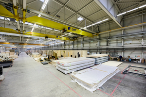  641 der insgesamt rund 1.100 Holzmodule für den Hochschulcampus in Rostock wurden im Stadtteil Hinrichsdorf in der Nähe der Baustelle vorgefertigt. 