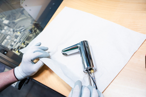  Bei Schell werden alle Armaturen äußerst sorgfältig und transportsicher verpackt. 