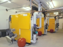 880 kW Pelletsanlage in Hamburg