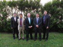 Der neue AREA-Vorstand (v.l.): Philippe Roy, Marco Buoni, Peter Bachmann, Graeme Fox und Per Jonasson
