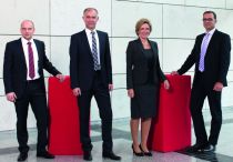 Das neu besetzte Vorstandsgremium der Warema Renkhoff SE (v.l.n.r.: Michael M?ller, Harald Freund, Angelique Renkhoff-M?cke und Thomas Schauberger)