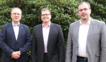 Der 2017 gew?hlte LONmark Deutschland-Vorstand (v.l.n.r.):Matthias L?rkens, Jan Spelsberg und Martin Mentzel.