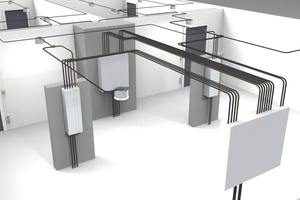  Bauteillagen werden in DDS-CAD auch bei in komplexenOptimale Kabelplanung: Automatisch ermittelt DDS-CAD 10 den Betriebsstrom so archi-tektonischen Situationen, z. B. versetzten Geschossen, auto-matisch korrekt erkannt und in der Heizlast berücksichtigt.  