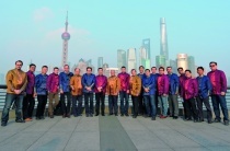 Gruppenbild der Teilnehmer des diesj?hrigen Asien-Pazifik Meetings der Rosenberg-Gruppe in Shanghai