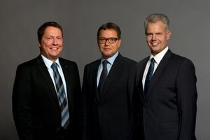 Die drei Wago-Geschäftsführer (v.l.n.r.) Sven Hohorst, Axel Börner und Ulrich Bohling  