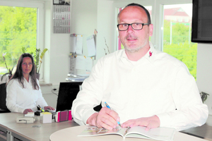  Sven Schümann, Geschäftsführer von Holm & Laue, kombinierte erfolgreich eine Milchkühlung und eine Wasserversorgung mit einer DAB-Druckerhöhungsanlage 