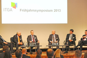  (v. l. n. r): Harald Kretschmann, Manfred Greis, Torsten Wenisch, Prof. Dr. Karl-Heinz Meier-Braun, Eric Giese, Prof. Thomas Brandin 