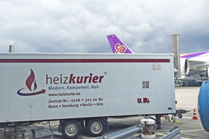  Mobile Wärmelösung am Flughafen in Frankfurt 