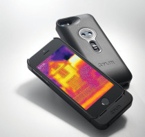 Flir-„ONE“ ist ein W?rmebildzubeh?r f?r das iPhone 5 oder 5s