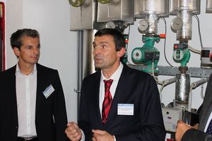  Dipl.- Ing. Detlef Glitsch, Technischer Leiter, hat das Blockheizkraftwerk mit seiner Firma Andreas Kämpf GmbH gebaut.  