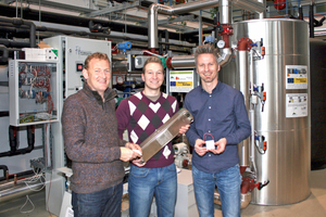  Freuen sich über die Förderung ihres „Peltier Heat Pump“-Projekts: Richard Krotil, Thomas Schoberer und Werner Stutterecker. 