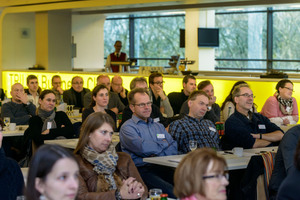  Aufmerksam folgten Planer und Architekten beim Tece-Seminar den Ausführungen zum Thema Wohnen und Leben im Alter. 