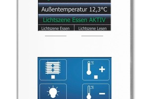  Die Sensor-Tastenfelder der „LCN-GT“-Reihe eignen sich ideal für die komfortable Einzelraum-Temperaturregelung: 