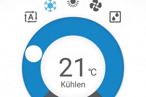  Die Daikin-App „Online-Controller“ bietet umfangreiche Regelungsoptionen. 