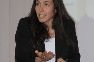  ... und Elena Busnardo stellten den anwesenden Planern den neuen Chiller System Optimizer (CSO) vor. 