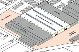  Schaubild der neuen Halle GEA Air Treatment Production GmbH in Wurzen  