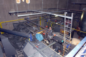  Installation der Abgasleitungen 