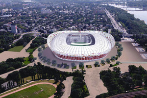  Das am 29. Januar 2012 eröffnete Nationalstadion in Warschau 
