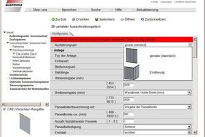  „Sonnenschutzplaner“ von Warema 