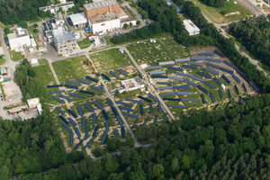  Aufbau der PV-Testanlage auf dem Geländes Karlsruhe Institute of Technology 