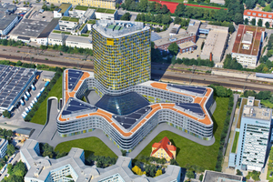  Brandschutzvorschriften fanden beim Bau der neuen ADAC-Zentrale in München bis hin zu den Abläufen Anwendung: zum Einsatz kamen deshalb 400 „Ecoguss“-Abläufe 