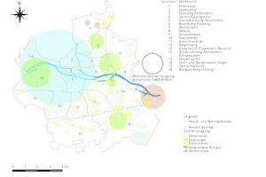  Erneuerbare Stromerzeuger 2012: Kreisflächen sind proportional zur Erzeugung einer Anlage. 