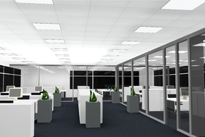  Das Beispiel eines Bürogebäudes zeigt die gelungene Vereinigung von Effizienz und Design 