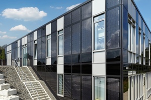  Das Laborgebäude – derzeit bestehend aus Erdgeschoss und Untergeschoss – ist modular konzipiert 