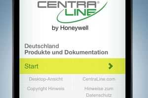  Das Navigationsmenü der mobilen Webseite ist klar und übersichtlich aufgebaut.  