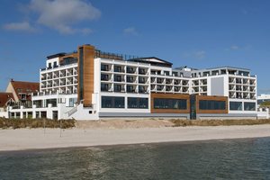  Das Bayside Hotel ist direkt am kilometerlangen Strand von Schabeutz gelegen. 