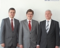  Der Vorstand der LTG Aktiengesellschaft mit (v.l.n.r.)  Wolf Hartmann (Vorsitzender), Ralf Wagner, Rolf-Herbert Fichter 
