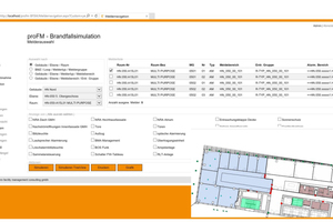  Auswahlmaske der Datenbank 