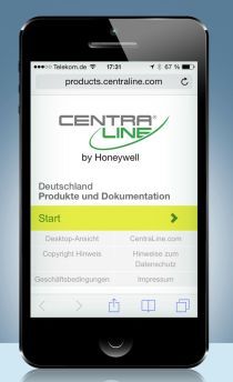 Das Navigationsmen? der mobilen Webseite ist klar und ?bersichtlich aufgebaut. 