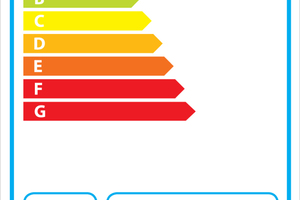  Das Energielabel zeigt die Effizienzbewertung von A+ bis G an. Als Ausgangspunkt der SEV-Klassen (SEV = spezifischer Energieverbrauch) symbolisiert die Kennzeichnung „G“ dabei die „Energieeffizienz“ des Fensterlüftens im Hinblick auf die Wärmeverluste. 