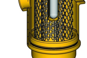  Er kombiniert einen Edelstahl-Siebfilter zum Abfangen von herkömmlichen Verunreinigungen mit einem AlNiCo-Magneten, der mittels Tauchhülse im Kernstrom fixiert ist und so besonders viele Eisenpartikel abfangen kann. 