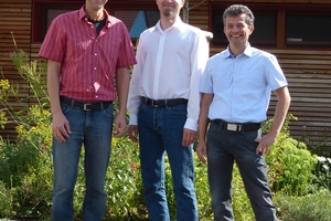  Frisch gekürter Vorstand mit zwei Neuzugängen (v.l.n.r.): Friedemann Stelzer sowie die neu gewählten Matthias Kruse (zweiter Vorsitzender) und Michael Mahler (erster Vorsitzender) 