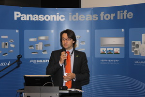  Enrique Vilamitjana, Managing Director Panasonic Home Appliance Air Conditioning Europe, sieht Panasonic mittelfristig unter den TOP 3-Herstellern im Heizungs-/Klimamarkt 