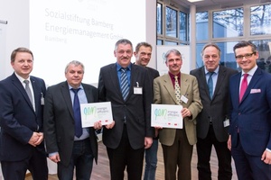  Vergabe des Nachhaltigkeitspreis „energie.effizienz.gewinner 2017“ an die Sozialstiftung Bamberg 