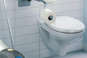 Funkgesteuerte WC-Spülautomatic „Sanicontrol 1065“ für barrierefreie Sanitärräume 