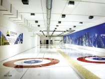 Die Curlingbahn im Sportpark in Kitzb?hel