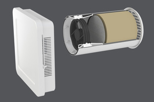  Der ?Aerotube WRG smart? sorgt mit seiner integrierten Wärmerückgewinnung von bis zu 90 % für Energieeffizienz, Behaglichkeit und die Senkung der Heizkosten. 