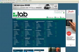  Unter www.tab.de sind elf Themenchannels verfügbar 