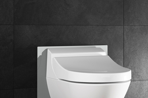  Ausgesprochen variabel: Das „Eco Plus“-Dusch-WC-Element ist für den Anschluss verschiedenster Dusch-WCs und Dusch-WC-Aufsätze vorbereitet.  