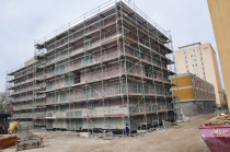 Neubauten der Studentenwohnheime der Uni Heilberg 