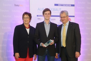  Preisträger: Den 2. Platz in der Kategorie Baubetriebswirtschaft erhielt Alexander Braun, Technische Universität München.  