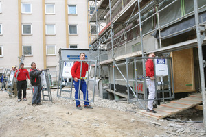  Auf der Baustelle der Neubauten für die Uni Heidelberg 